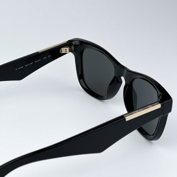 Burberry BE4426 300187 BRAND NEW Sunglasses Black Grey Square Unisex